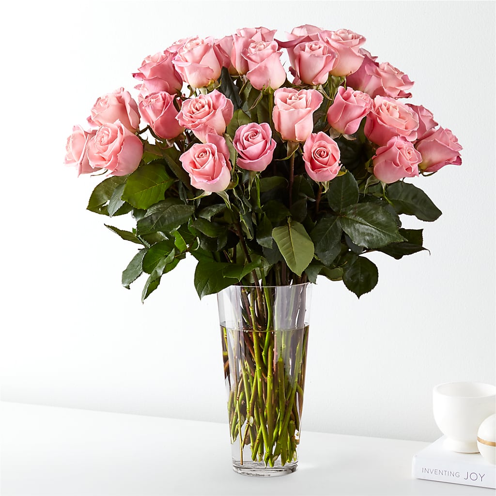 Long Stem Pink Rose Bouquet – Joyce Florist Of Dallas Inc, Dallas TX