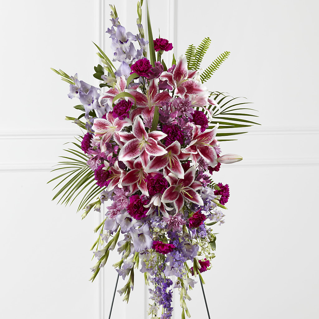Tender Touch Standing Spray – Joyce Florist Of Dallas Inc, Dallas TX