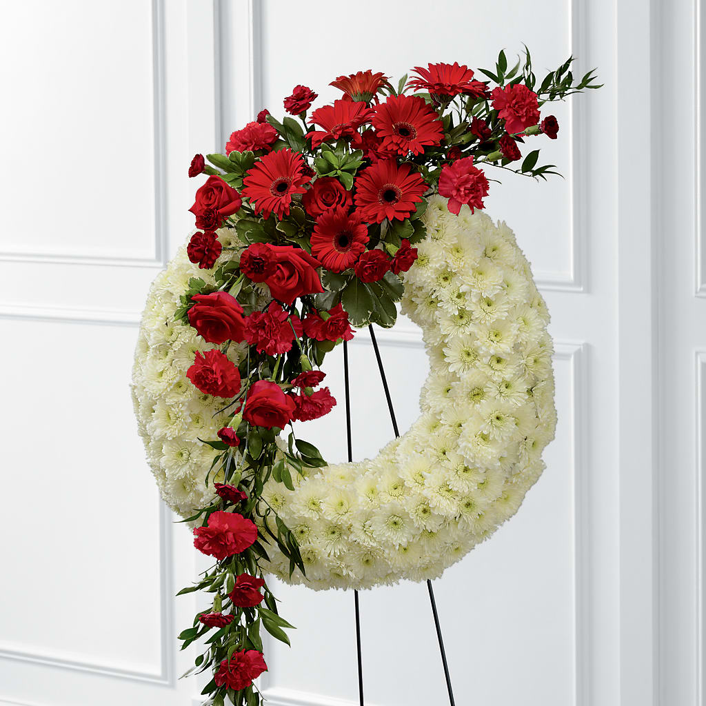Graceful Tribute Wreath – Joyce Florist Of Dallas Inc, Dallas TX