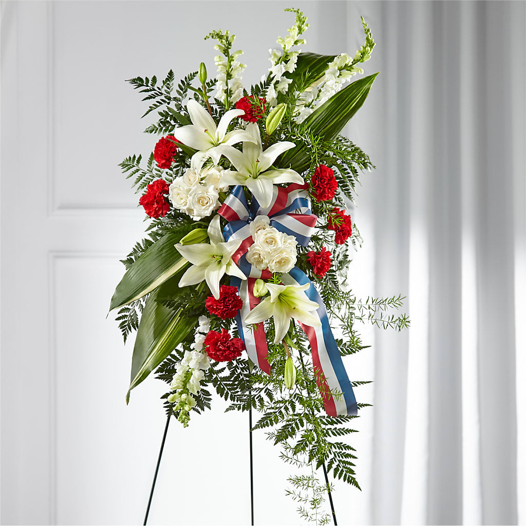 Stars of Life Standing Spray – Joyce Florist Of Dallas Inc, Dallas TX