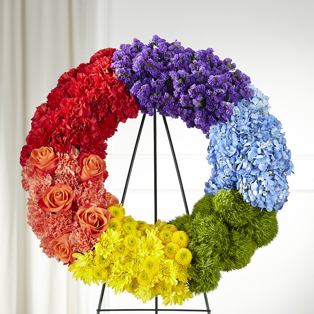 Circle of Love Wreath – Joyce Florist Of Dallas Inc, Dallas TX
