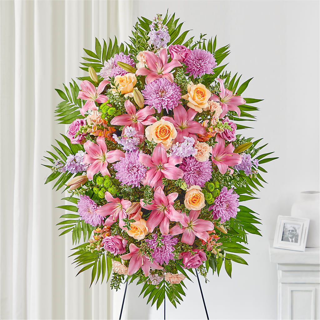 Love & Light Standing Spray – Joyce Florist Of Dallas Inc, Dallas TX