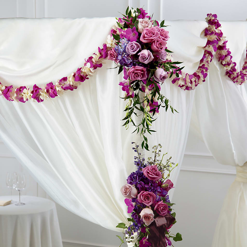 Color & Light Chuppah Decor – Joyce Florist Of Dallas Inc, Dallas TX