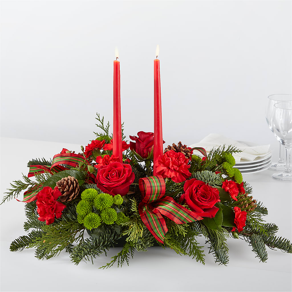 By the Candlelight Centerpiece –  Joyce Florist Of Dallas Inc, Dallas TX
