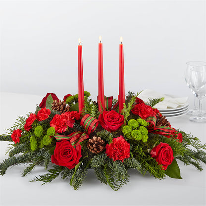 By the Candlelight Centerpiece –  Joyce Florist Of Dallas Inc, Dallas TX