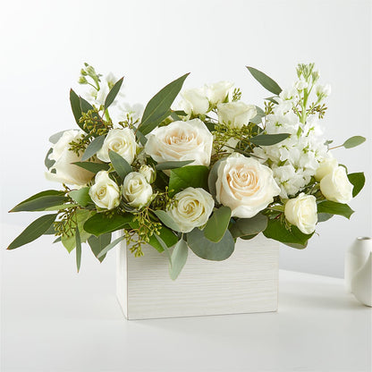 Fresh Linen Box Bouquet –  Joyce Florist Of Dallas Inc, Dallas TX