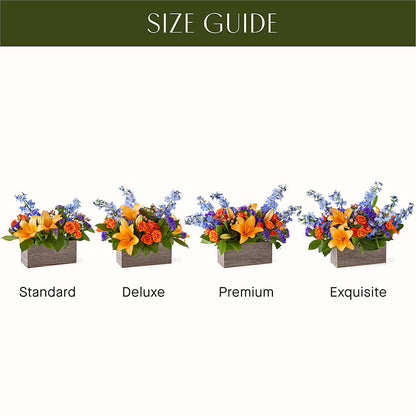 Radiant Citrus Box Bouquet –  Joyce Florist Of Dallas Inc, Dallas TX