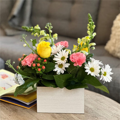 Sun Salutation Box Bouquet –  Joyce Florist Of Dallas Inc, Dallas TX