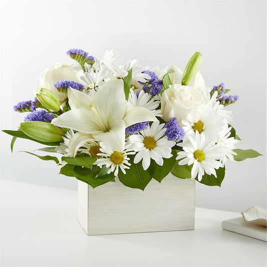 Beyond Blue Box Bouquet –  Joyce Florist Of Dallas Inc, Dallas TX