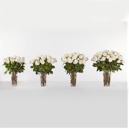 Long Stem White Rose Bouquet –  Joyce Florist Of Dallas Inc, Dallas TX