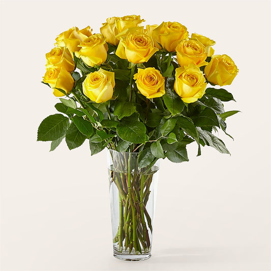 Long Stem Yellow Rose Bouquet –  Joyce Florist Of Dallas Inc, Dallas TX