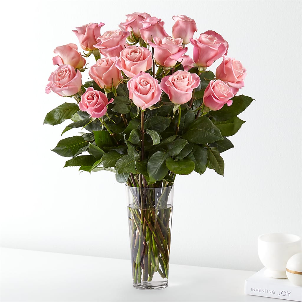 Long Stem Pink Rose Bouquet –  Joyce Florist Of Dallas Inc, Dallas TX