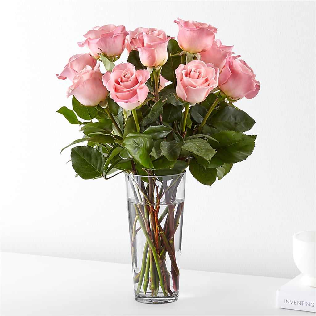 Long Stem Pink Rose Bouquet –  Joyce Florist Of Dallas Inc, Dallas TX