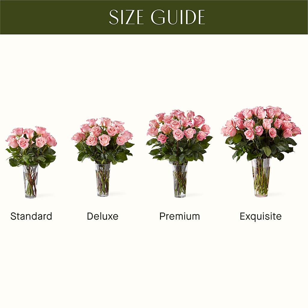 Long Stem Pink Rose Bouquet –  Joyce Florist Of Dallas Inc, Dallas TX