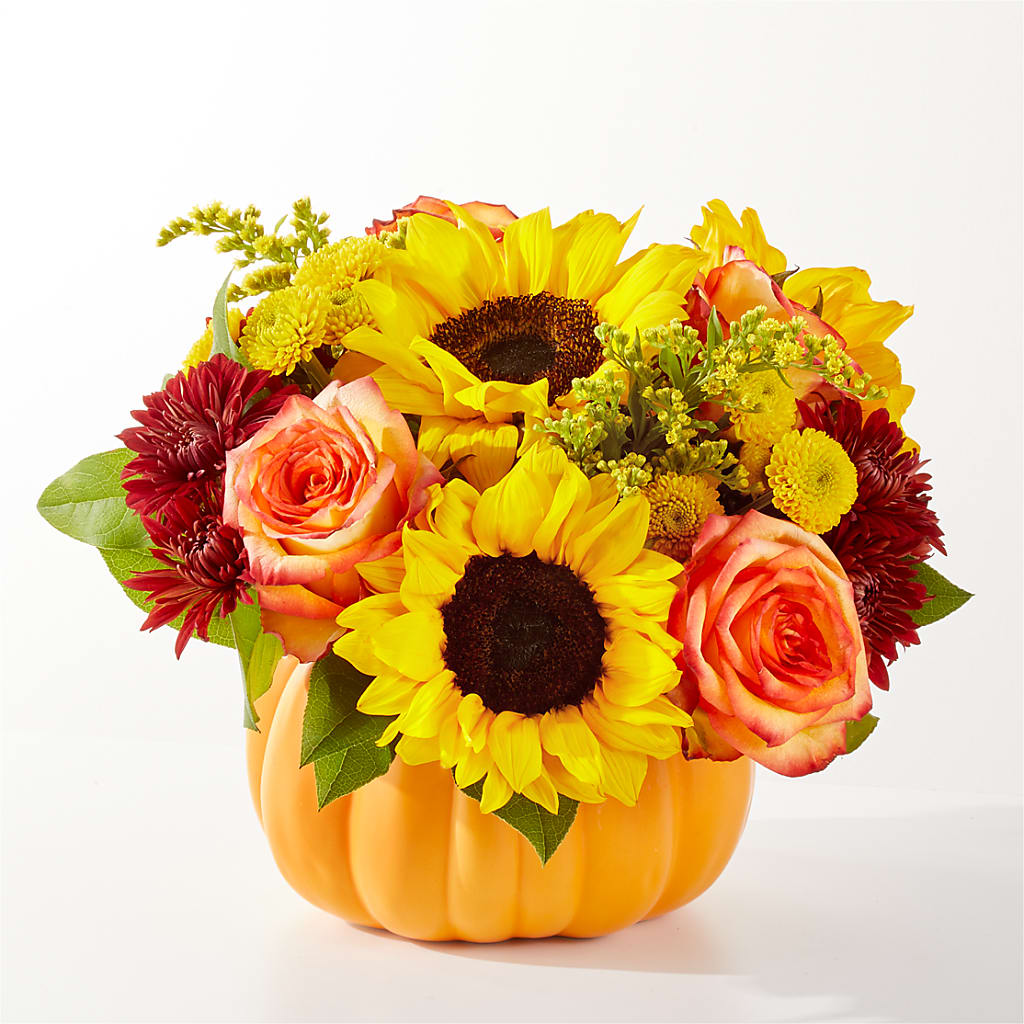 Golden Gourd Pumpkin Bouquet –  Joyce Florist Of Dallas Inc, Dallas TX