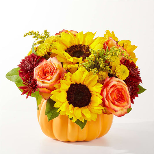 Golden Gourd Pumpkin Bouquet –  Joyce Florist Of Dallas Inc, Dallas TX