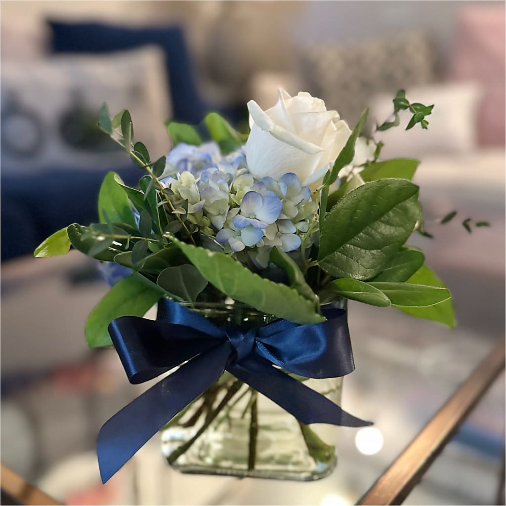 Sky Blue Delight Bouquet –  Joyce Florist Of Dallas Inc, Dallas TX