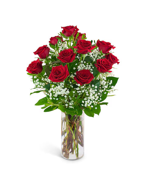 1 Dozen W/ 1 Lily –  Joyce Florist Of Dallas Inc, Dallas TX