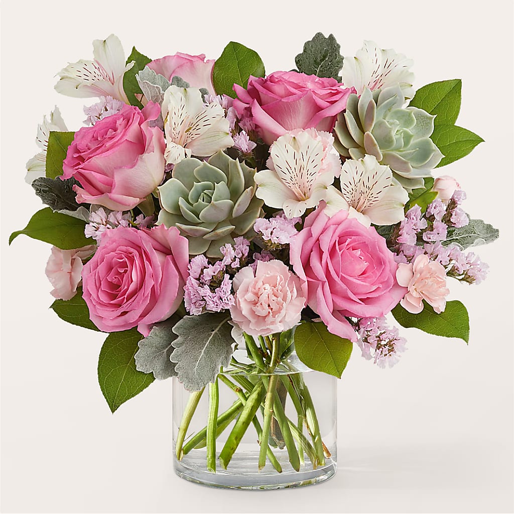 Dusty Rose Bouquet –  Joyce Florist Of Dallas Inc, Dallas TX