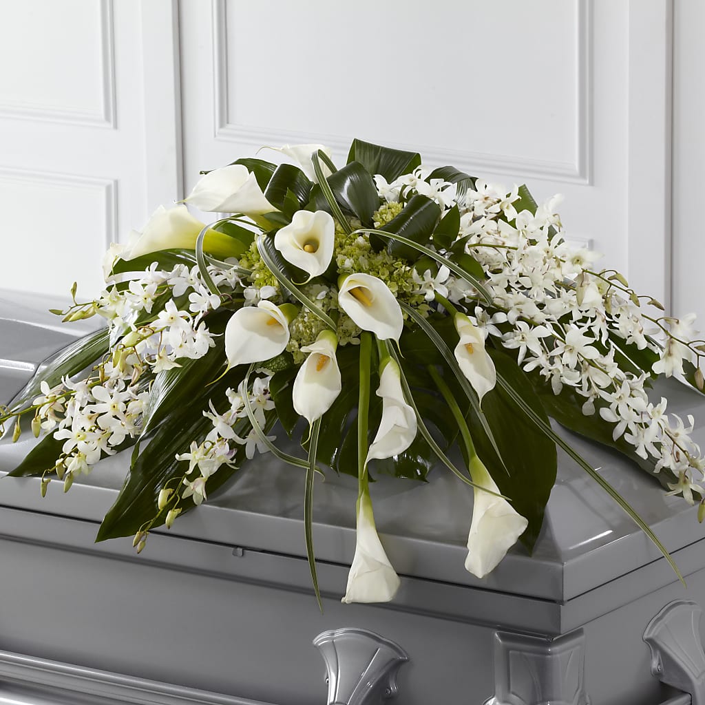 Angel Wings Casket Spray –  Joyce Florist Of Dallas Inc, Dallas TX