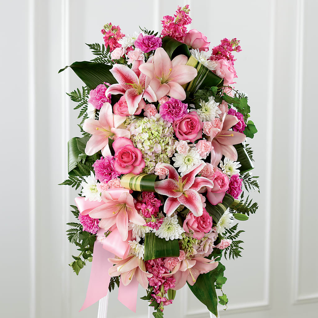 Comforting Standing Spray –  Joyce Florist Of Dallas Inc, Dallas TX