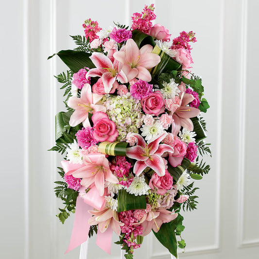 Comforting Standing Spray –  Joyce Florist Of Dallas Inc, Dallas TX