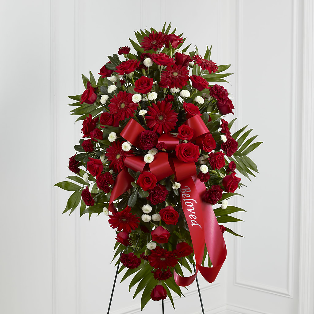 Treasured Memories Standing Spray –  Joyce Florist Of Dallas Inc, Dallas TX