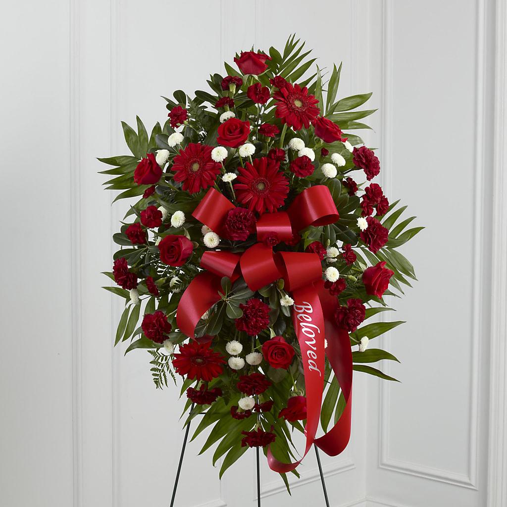 Treasured Memories Standing Spray –  Joyce Florist Of Dallas Inc, Dallas TX