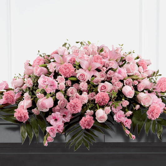 Garden of Comfort Casket Spray (Standard) –  Joyce Florist Of Dallas Inc, Dallas TX