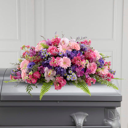 Glorious Garden Casket Spray –  Joyce Florist Of Dallas Inc, Dallas TX
