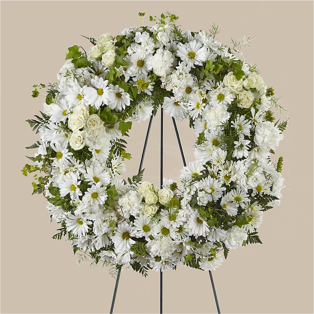 Faithful Wishes Wreath –  Joyce Florist Of Dallas Inc, Dallas TX
