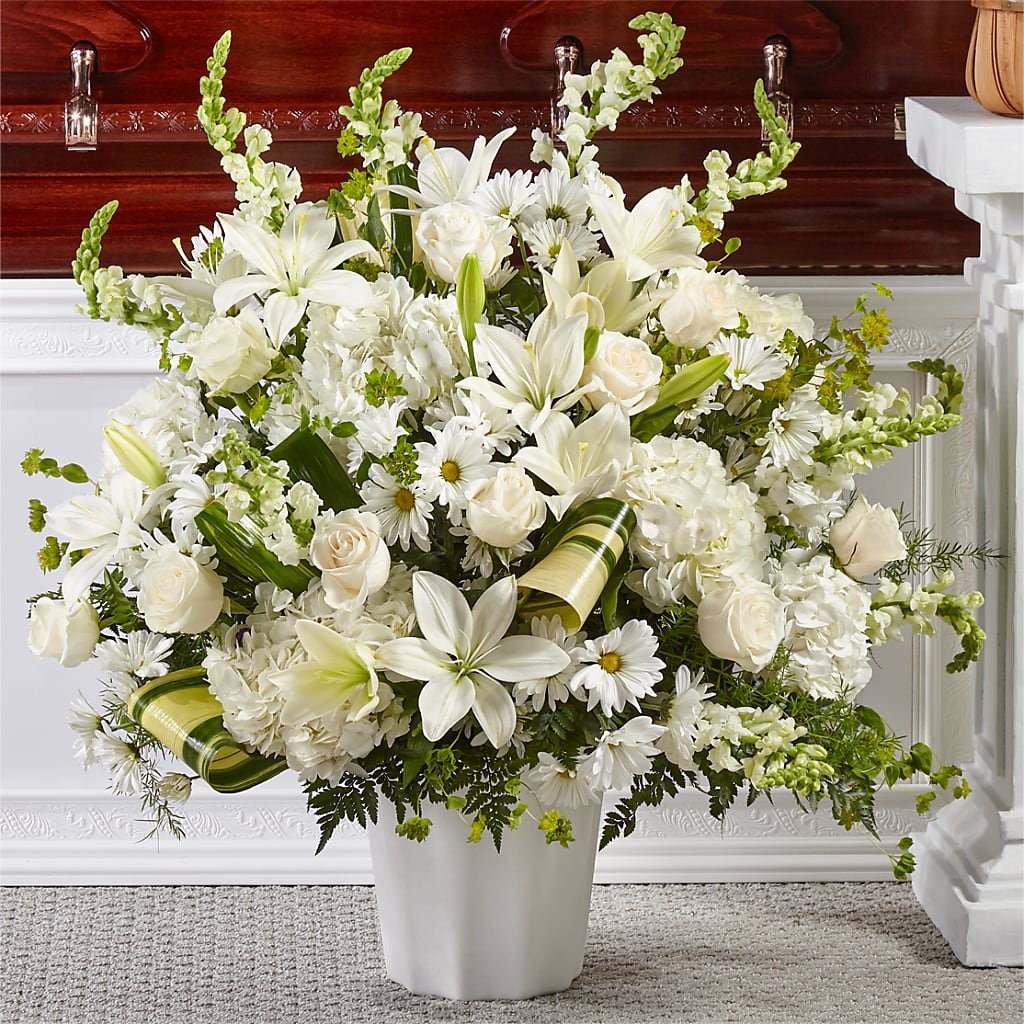 Thoughts of Tranquility Floor Basket –  Joyce Florist Of Dallas Inc, Dallas TX