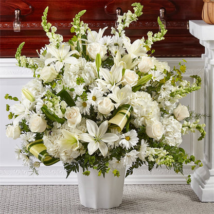 Thoughts of Tranquility Floor Basket –  Joyce Florist Of Dallas Inc, Dallas TX