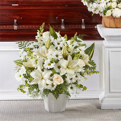 Thoughts of Tranquility Floor Basket –  Joyce Florist Of Dallas Inc, Dallas TX