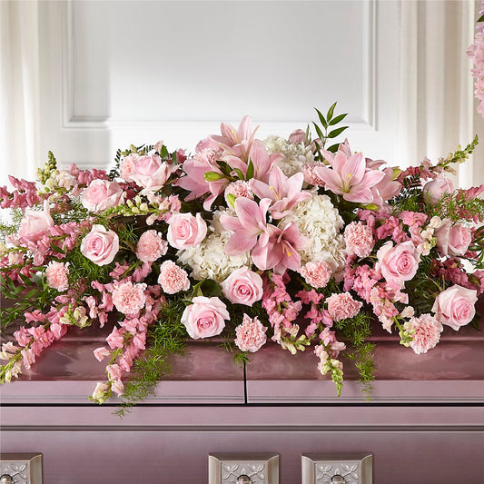 Life & Remembrance Casket Spray –  Joyce Florist Of Dallas Inc, Dallas TX