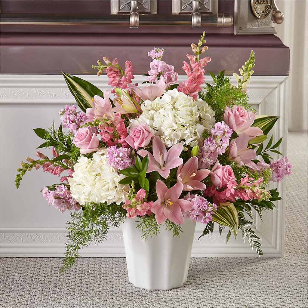 Simply Serene Floor Basket –  Joyce Florist Of Dallas Inc, Dallas TX