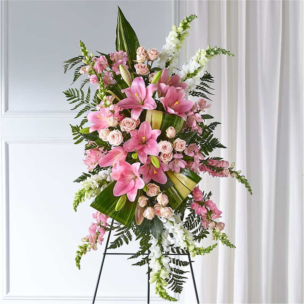 Elegant Embrace Standing Spray –  Joyce Florist Of Dallas Inc, Dallas TX