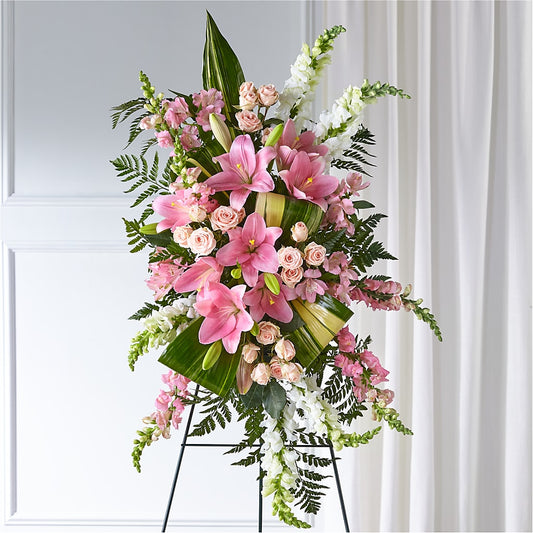 Elegant Embrace Standing Spray –  Joyce Florist Of Dallas Inc, Dallas TX
