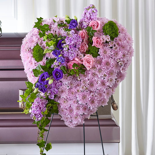Treasured Love Standing Heart –  Joyce Florist Of Dallas Inc, Dallas TX