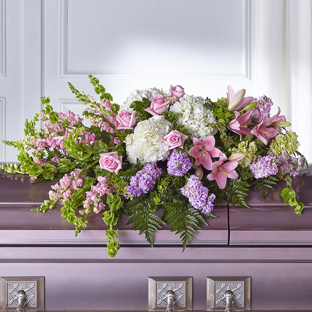 Life's Gratitude Casket Spray –  Joyce Florist Of Dallas Inc, Dallas TX