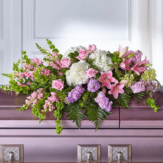 Life's Gratitude Casket Spray –  Joyce Florist Of Dallas Inc, Dallas TX