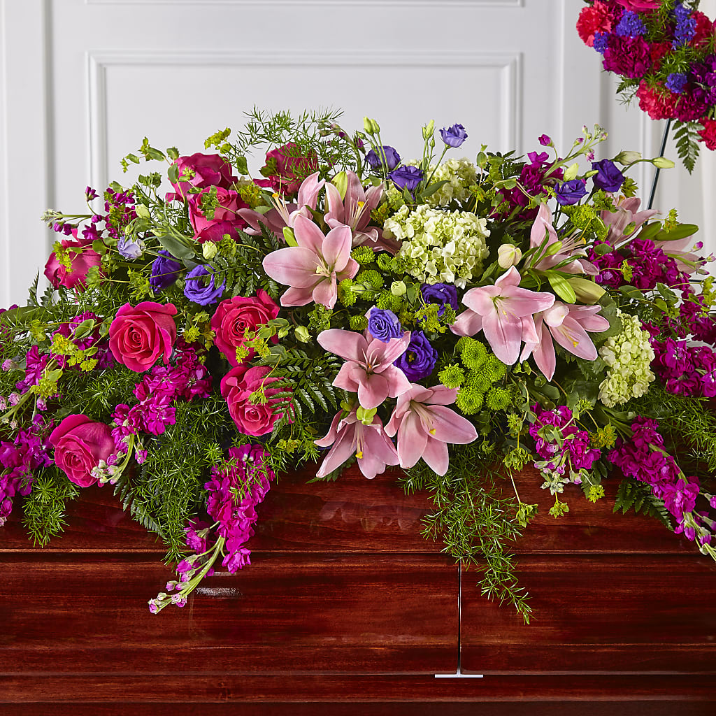 Radiant Tribute Casket Spray –  Joyce Florist Of Dallas Inc, Dallas TX