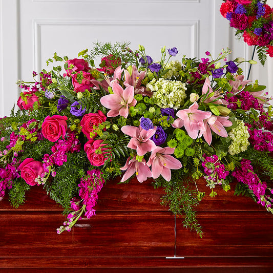 Radiant Tribute Casket Spray –  Joyce Florist Of Dallas Inc, Dallas TX