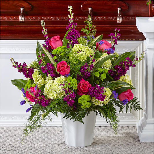 Beautiful Horizons Floor Basket –  Joyce Florist Of Dallas Inc, Dallas TX