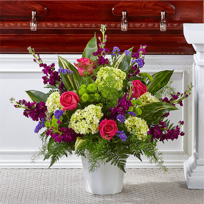 Beautiful Horizons Floor Basket –  Joyce Florist Of Dallas Inc, Dallas TX