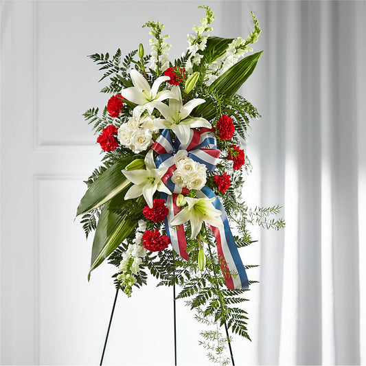 Stars of Life Standing Spray –  Joyce Florist Of Dallas Inc, Dallas TX