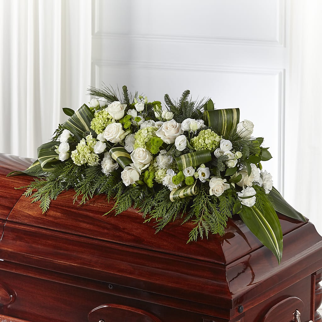 Hopeful Gesture Casket Spray –  Joyce Florist Of Dallas Inc, Dallas TX