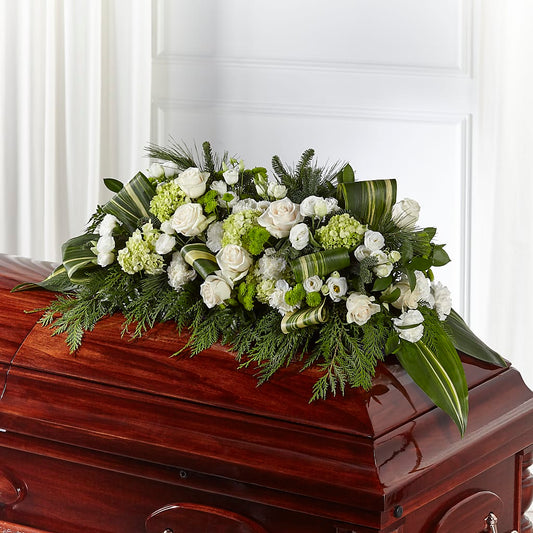 Hopeful Gesture Casket Spray –  Joyce Florist Of Dallas Inc, Dallas TX