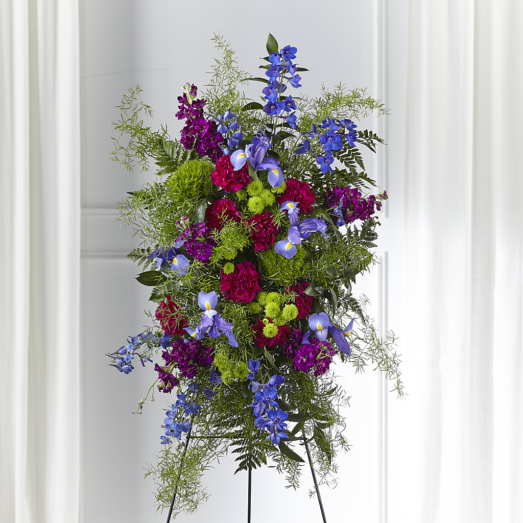 Heavenly Skies Standing Spray –  Joyce Florist Of Dallas Inc, Dallas TX