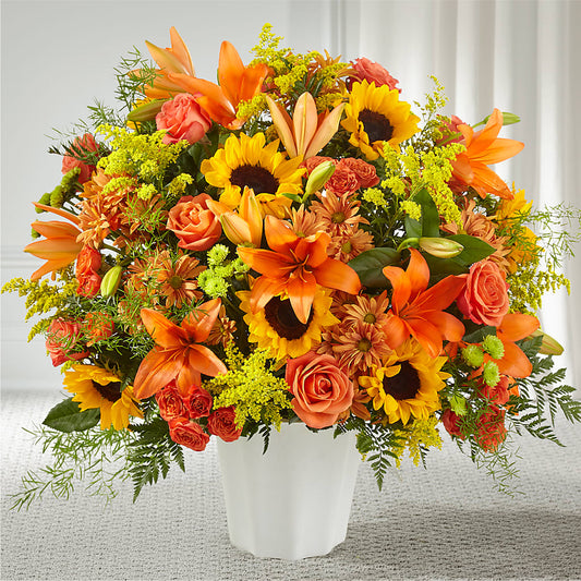 Harvest Thoughts Floor Basket –  Joyce Florist Of Dallas Inc, Dallas TX